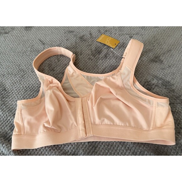 New Delimira Front Clasp Bra 40B Wireless Adjustable Strap  W811S - Picture 1 of 13
